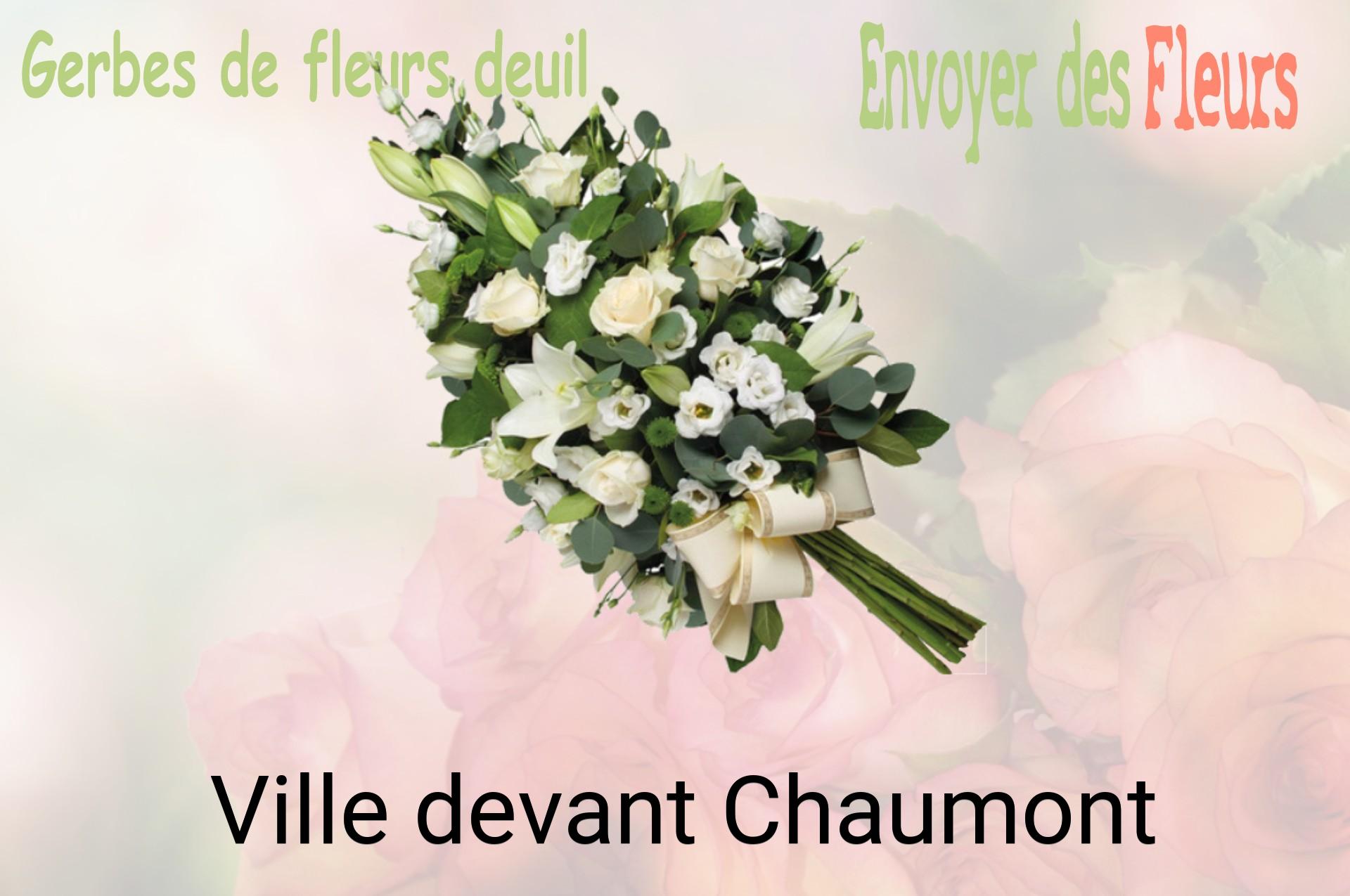 Gerbe de fleurs de deuil livrée à Ville-devant-Chaumont